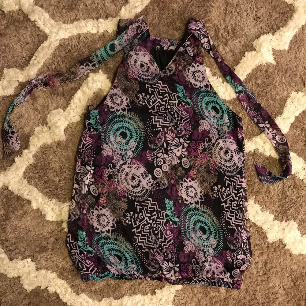 Colorful loose blouse